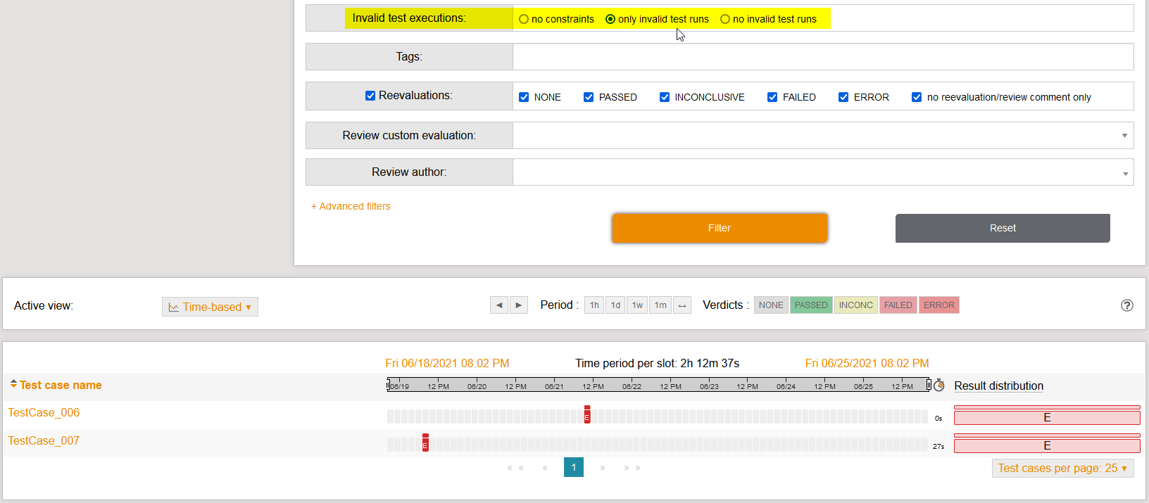 FilterExplicitInvalidRuns