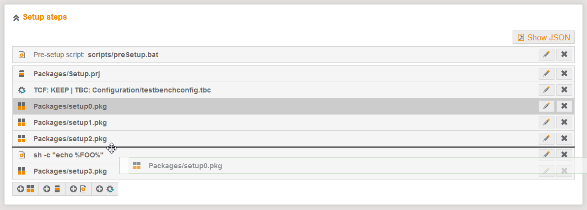 SortTestJobPlaybookWithDragDrop