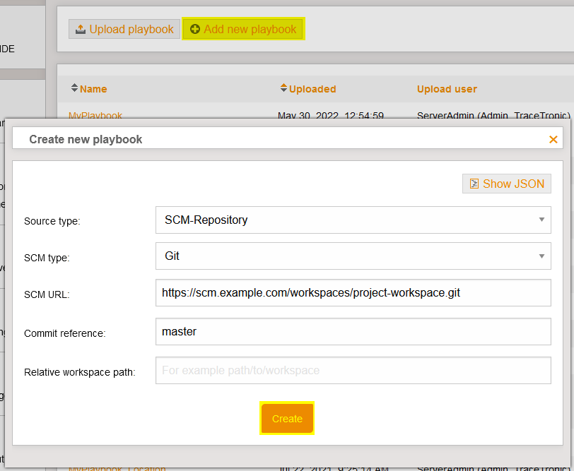 WorkspacePlaybookConfig