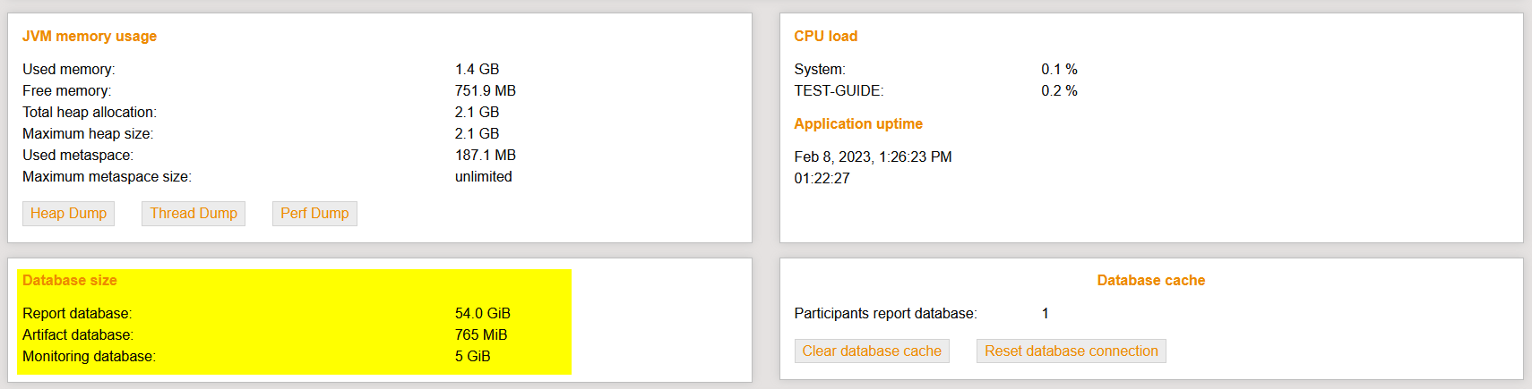 DatabaseSizeOnSystemView