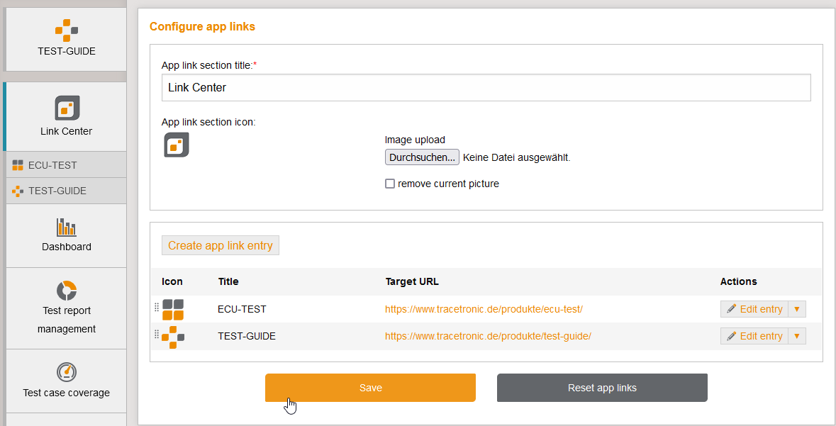 AppBookmarkLinkSection