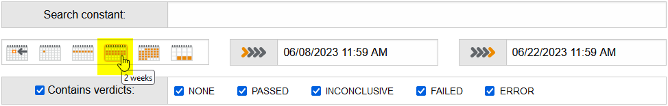 TimeFilter 2weeks Shortcut