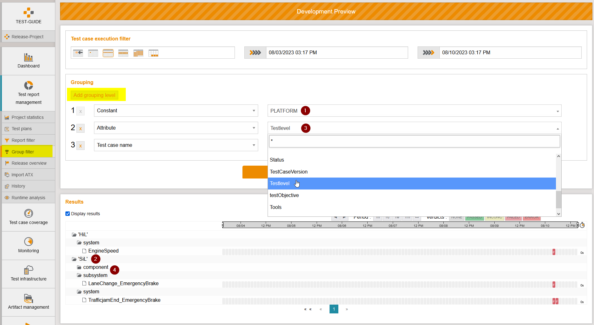 FirstPreviewResultGroupFilter