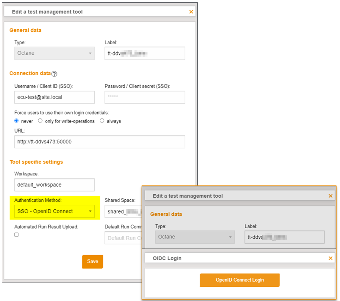 OctaneAccessOverSSO OpenIdConnect