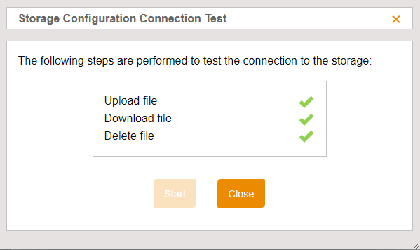 ArtifactStorageConnectionTestResult