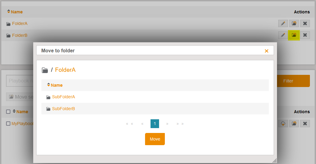 RelocatePlaybookInFolders