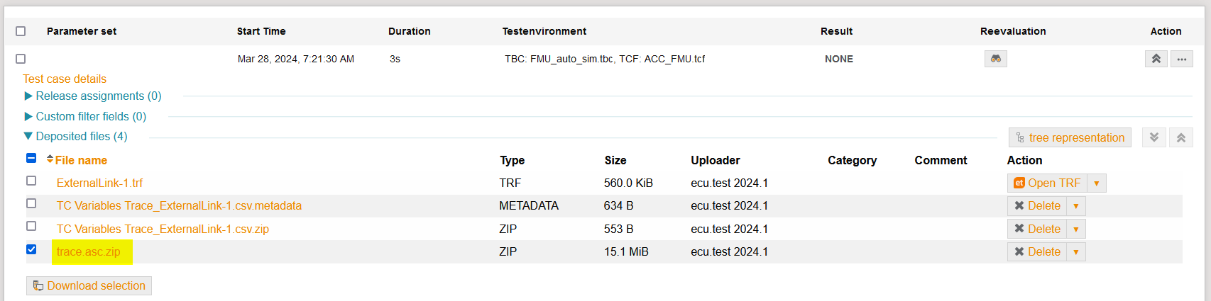 LinkStorageTestGuideResult