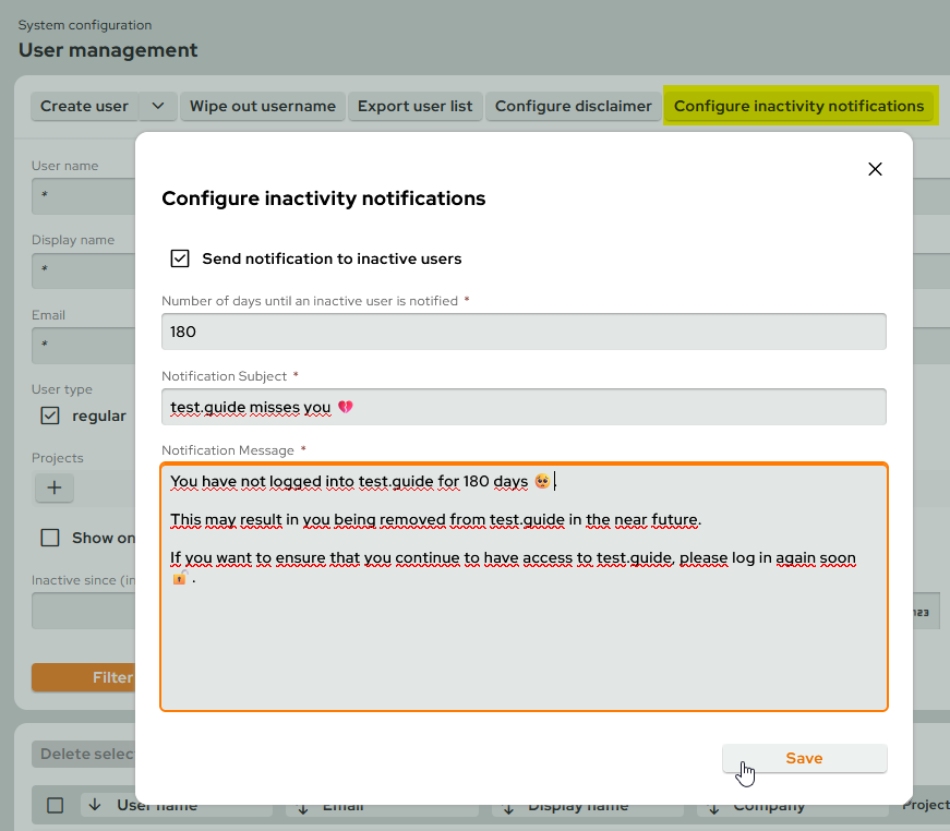 ConfigureInactivityNotification