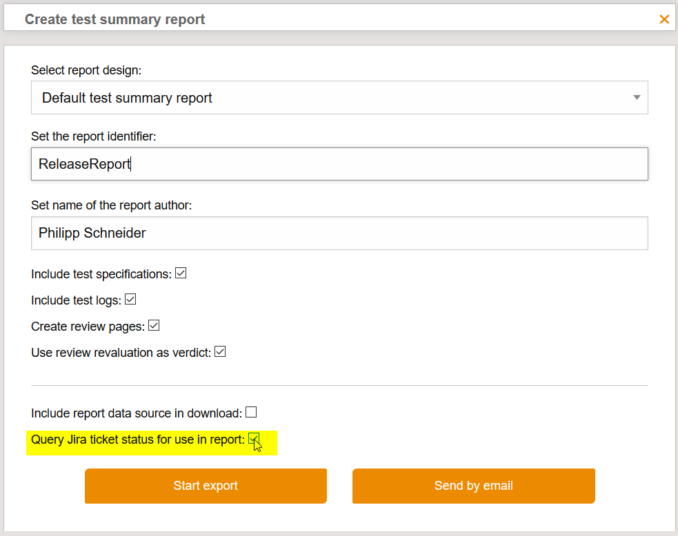 JiraStatusInPdfReport