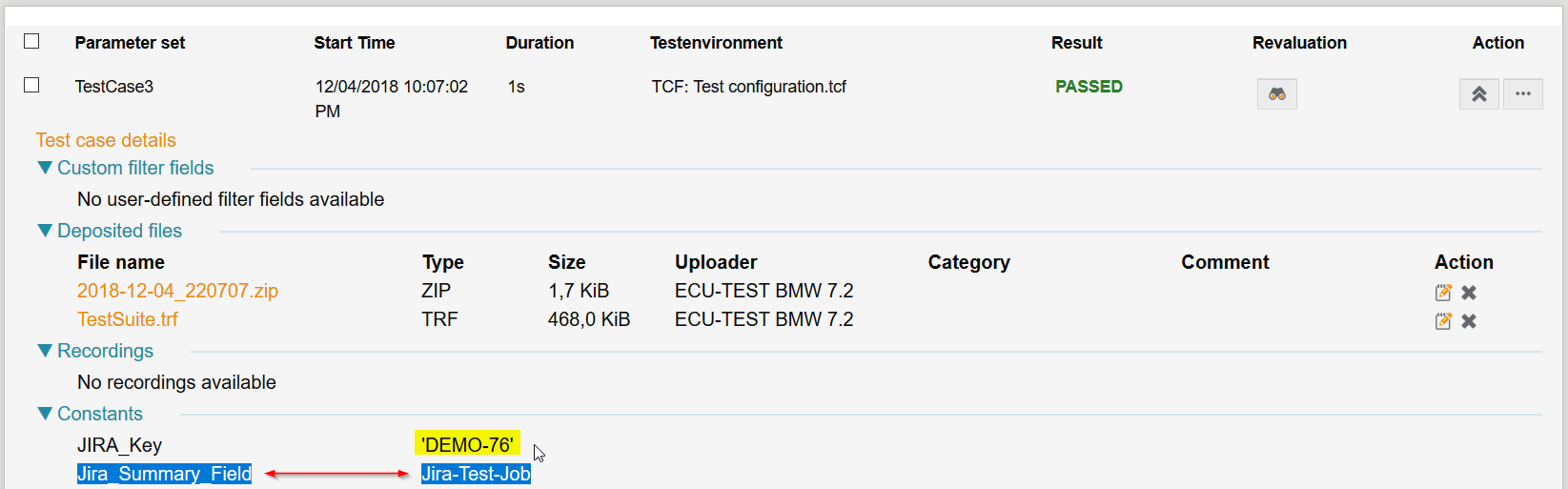 MapJira2x TestDetailConstMappingResult
