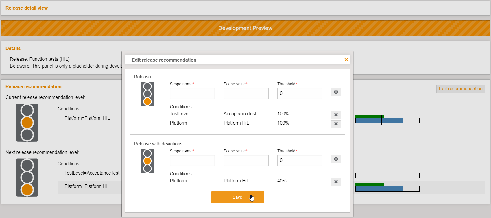 ReleaseRecommendation