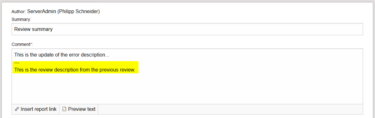 PreviousReviewComment