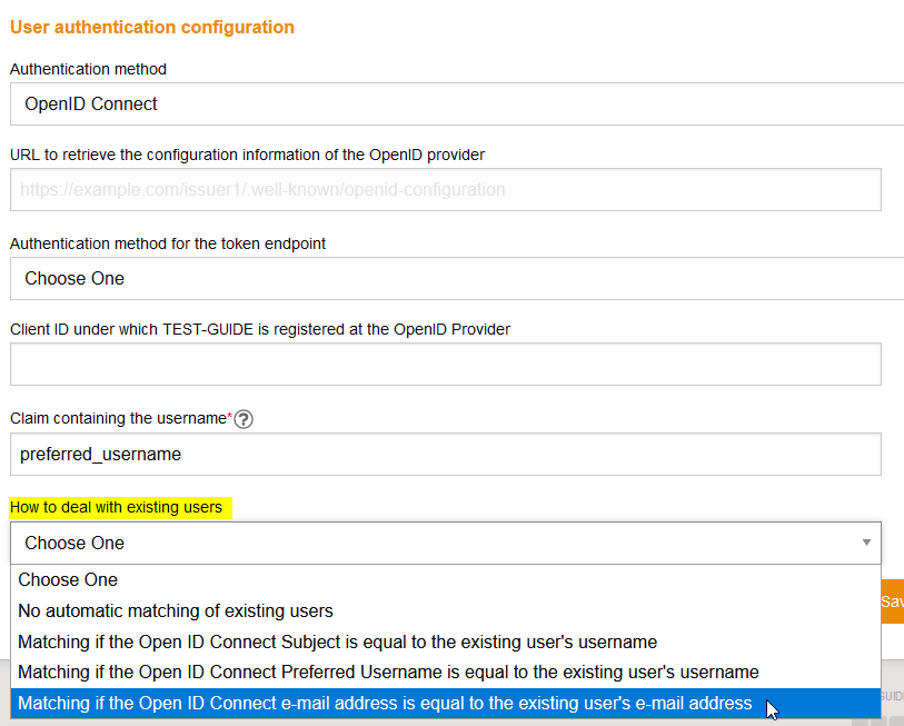 OpenIdConnectImportExistingUsers