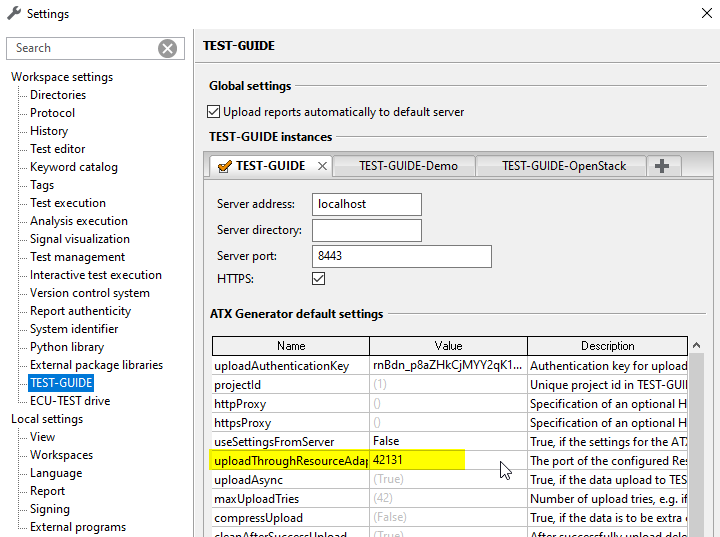 UploadECU TESTConfig