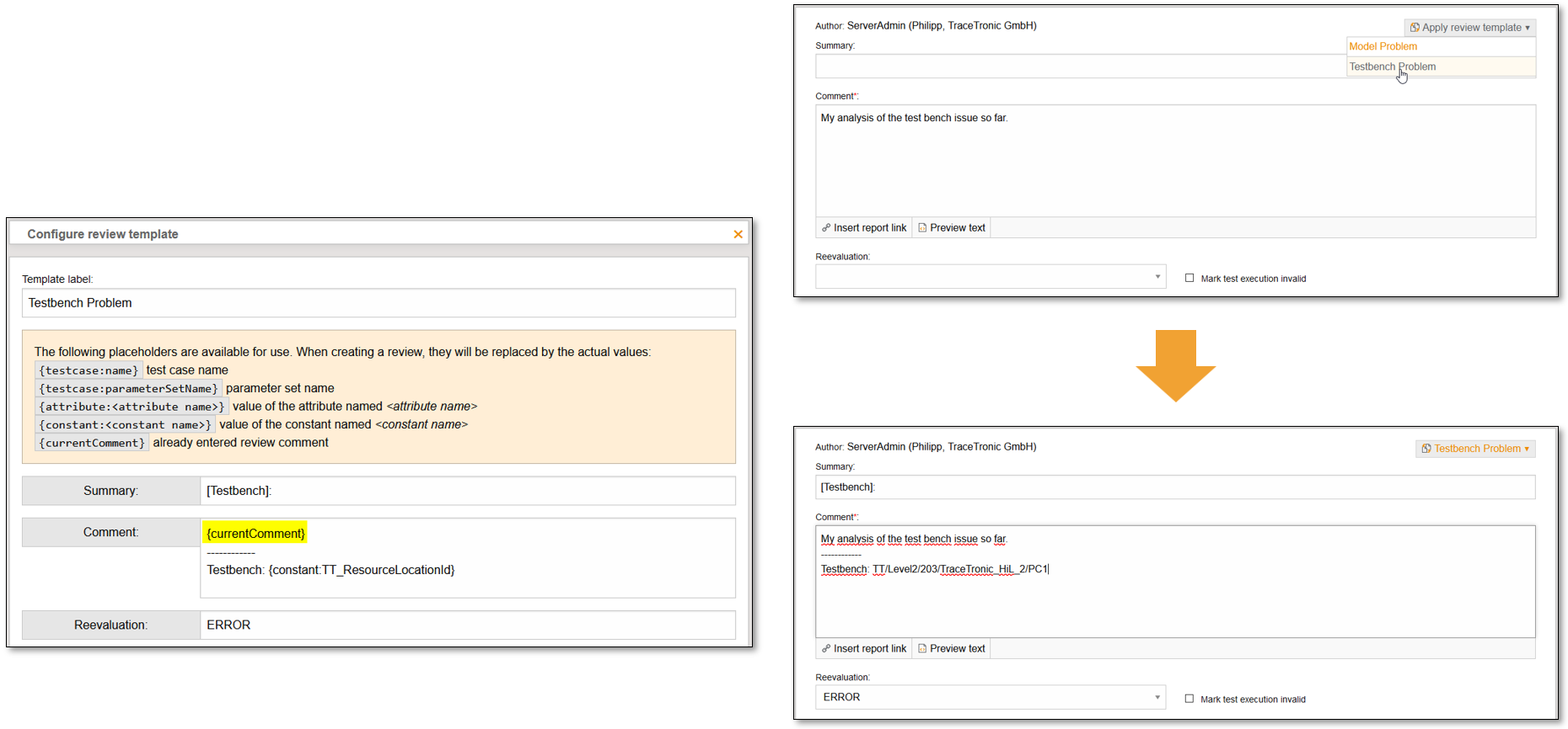 TemplateForCurrentReviewComment