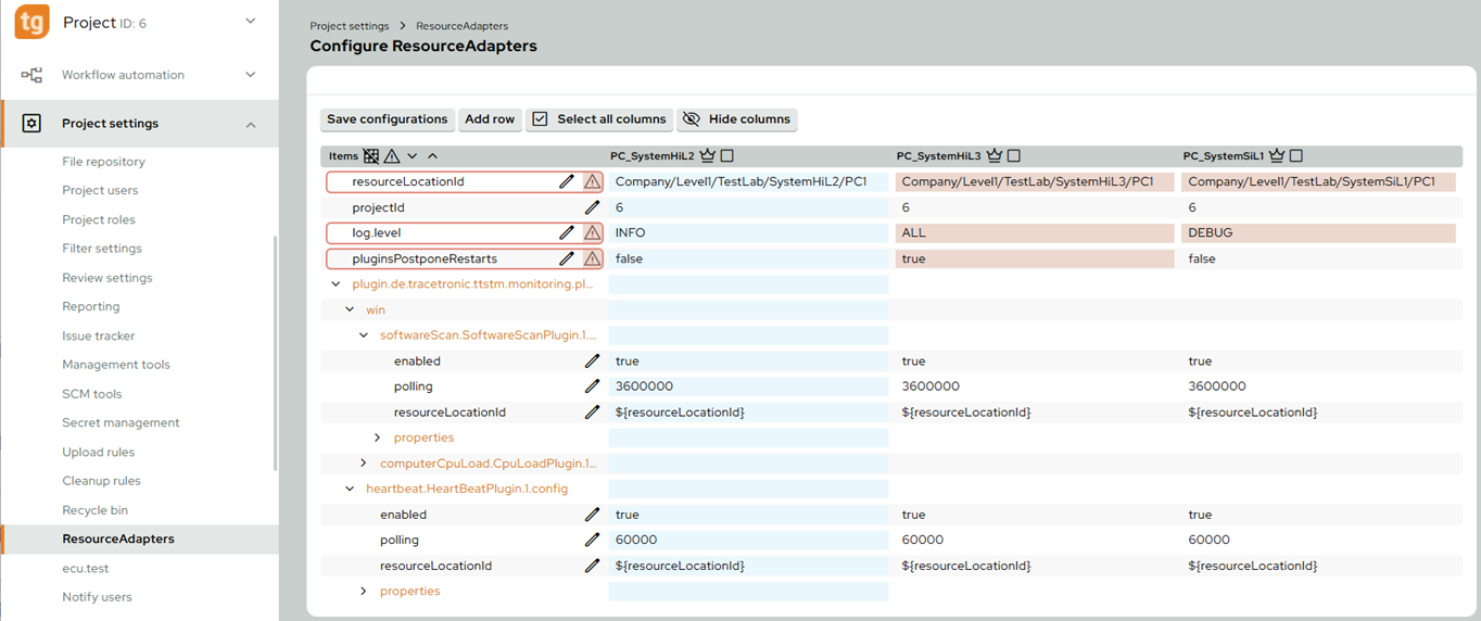 RA Config WebUI